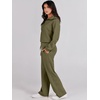 image:imageANRABESS Women 2 Piece Set Sweatsuits Lounge Fall OutfitsOlive