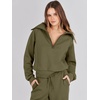 image:imageANRABESS Women 2 Piece Set Sweatsuits Lounge Fall OutfitsOlive