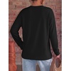 image:imageANRABESS Women Extra Soft Long Sleeve Shirts Oversized Thermal Fleece TopsBlack