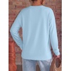 image:imageANRABESS Women Extra Soft Long Sleeve Shirts Oversized Thermal Fleece TopsSky Blue