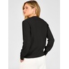 image:imageANRABESS Women Henley Long Sleeve Lightweight Fall SweatersBlack
