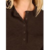 image:imageANRABESS Women Henley Long Sleeve Lightweight Fall SweatersCoffee
