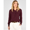 image:imageANRABESS Women Henley Long Sleeve Lightweight Fall SweatersDark Red