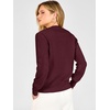 image:imageANRABESS Women Henley Long Sleeve Lightweight Fall SweatersDark Red