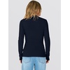 image:imageANRABESS Women Long Sleeve Mock Neck Shirts Fall Ruched Fitted Thermal TopsNavy Blue