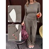 image:imageANRABESS Womens 2 Piece Lounge Sets 2026 Fall Trendy OutfitsBrown