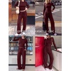 image:imageANRABESS Womens 2 Piece Lounge Sets 2026 Fall Trendy OutfitsDeep Red
