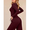 image:imageANRABESS Womens 2 Piece Lounge Sets 2026 Fall Trendy OutfitsDeep Red
