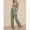 image:imageANRABESS Womens 2 Piece Lounge Sets 2026 Fall Trendy OutfitsLight Green