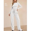 image:imageANRABESS Womens 2 Piece Lounge Sets 2026 Fall Trendy OutfitsLight Grey