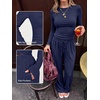 image:imageANRABESS Womens 2 Piece Lounge Sets 2026 Fall Trendy OutfitsNavy Blue