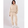 image:imageANRABESS Womens 2 Piece Lounge Sweat Sets Fall Fashion Matching SweatsuitsApricot