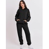 image:imageANRABESS Womens 2 Piece Lounge Sweat Sets Fall Fashion Matching SweatsuitsBlack