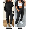 image:imageANRABESS Womens 2 Piece Lounge Sweat Sets Fall Fashion Matching SweatsuitsBlack