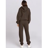 image:imageANRABESS Womens 2 Piece Lounge Sweat Sets Fall Fashion Matching SweatsuitsBrown
