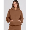 image:imageANRABESS Womens 2 Piece Lounge Sweat Sets Fall Fashion Matching SweatsuitsBurnt Orange Brown