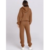 image:imageANRABESS Womens 2 Piece Lounge Sweat Sets Fall Fashion Matching SweatsuitsBurnt Orange Brown
