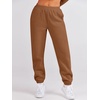 image:imageANRABESS Womens 2 Piece Lounge Sweat Sets Fall Fashion Matching SweatsuitsBurnt Orange Brown