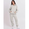 image:imageANRABESS Womens 2 Piece Lounge Sweat Sets Fall Fashion Matching SweatsuitsGrey