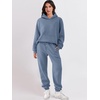 image:imageANRABESS Womens 2 Piece Lounge Sweat Sets Fall Fashion Matching SweatsuitsGrey Blue