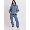 image:imageANRABESS Womens 2 Piece Lounge Sweat Sets Fall Fashion Matching SweatsuitsGrey Blue