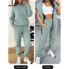 image:imageANRABESS Womens 2 Piece Lounge Sweat Sets Fall Fashion Matching SweatsuitsLake