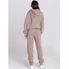 image:imageANRABESS Womens 2 Piece Lounge Sweat Sets Fall Fashion Matching SweatsuitsLight Khaki
