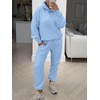 image:imageANRABESS Womens 2 Piece Lounge Sweat Sets Fall Fashion Matching SweatsuitsSky