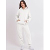 image:imageANRABESS Womens 2 Piece Lounge Sweat Sets Fall Fashion Matching SweatsuitsWhite