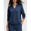 image:imageANRABESS Womens 2 Piece Outfits V Neck Sweatsuit Lounge SetsNavy Blue