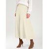 image:imageANRABESS Womens A Line High Waist Fall Midi SkirtBeige