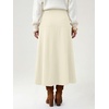 image:imageANRABESS Womens A Line High Waist Fall Midi SkirtBeige