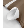 image:imageANRABESS Womens Built in Bra Long Sleeve Ribbed BodysuitsLight Brown
