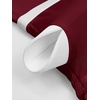 image:imageANRABESS Womens Built in Bra Long Sleeve Ribbed BodysuitsWine Red