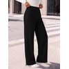 image:imageANRABESS Womens Business Casual Straight Leg Fleece Dress PantsBlack