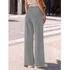 image:imageANRABESS Womens Business Casual Straight Leg Fleece Dress PantsGrey