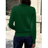 image:imageANRABESS Womens Cowl Neck Long Sleeve Fall Light SweaterForest Green