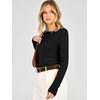 image:imageANRABESS Womens Fall Long Sleeve Boat Neck Lightweight SweatersBlack