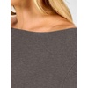 image:imageANRABESS Womens Fall Long Sleeve Boat Neck Lightweight SweatersDrak Taupe