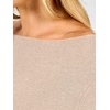 image:imageANRABESS Womens Fall Long Sleeve Boat Neck Lightweight SweatersParchment