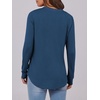 image:imageANRABESS Womens Fall Shirts Long Sleeve Henley Top Dressy Casual BlouseDark Blue