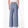image:imageANRABESS Womens Gingham Striped Wide Leg Palazzo Lounge Pants with PocketsBlue Plaid