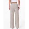 image:imageANRABESS Womens Gingham Striped Wide Leg Palazzo Lounge Pants with PocketsBrown Stripe