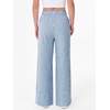 image:imageANRABESS Womens Gingham Striped Wide Leg Palazzo Lounge Pants with PocketsLight Blue Plaid
