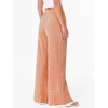 image:imageANRABESS Womens Gingham Striped Wide Leg Palazzo Lounge Pants with PocketsOrange Plaid
