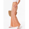 image:imageANRABESS Womens Gingham Striped Wide Leg Palazzo Lounge Pants with PocketsOrange Plaid