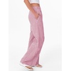 image:imageANRABESS Womens Gingham Striped Wide Leg Palazzo Lounge Pants with PocketsRed Stripe