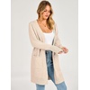 image:imageANRABESS Womens Lightweight Long Cardigan Sweaters 2026 Fall OutfitsAlmond