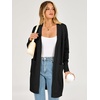 image:imageANRABESS Womens Lightweight Long Cardigan Sweaters 2026 Fall OutfitsBlack