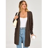 image:imageANRABESS Womens Lightweight Long Cardigan Sweaters 2026 Fall OutfitsBrown